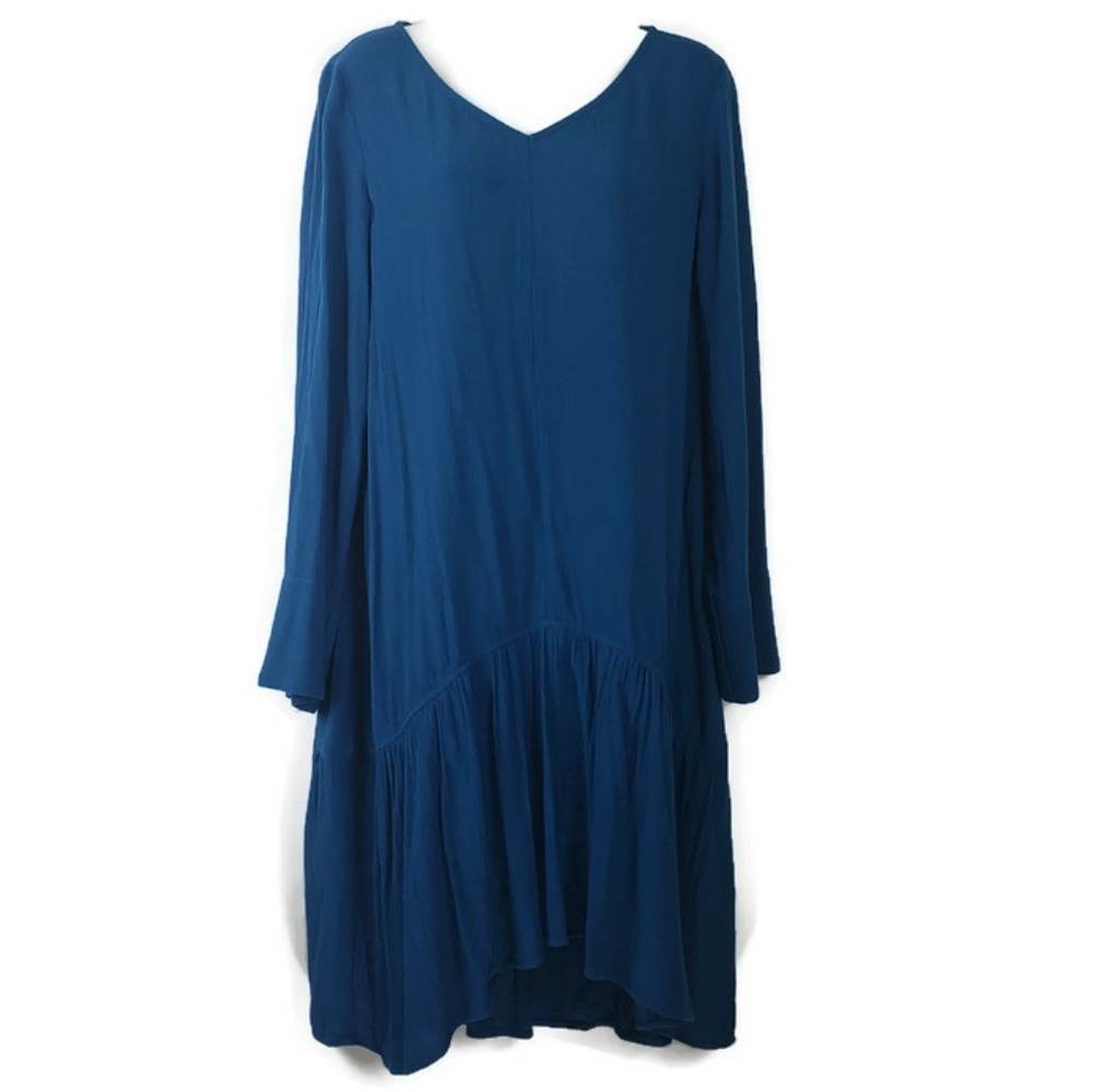 Soft Surroundings Blue Teal Sz S Small Tunic Sz S